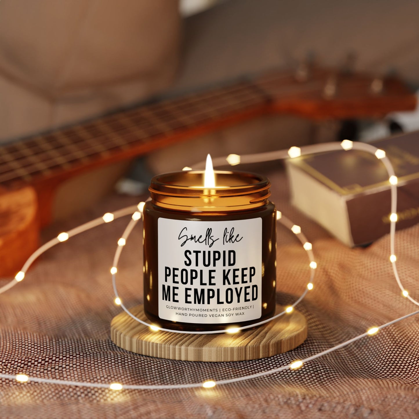 Funny Cop Candle - Correctional Officer Humor Gift
