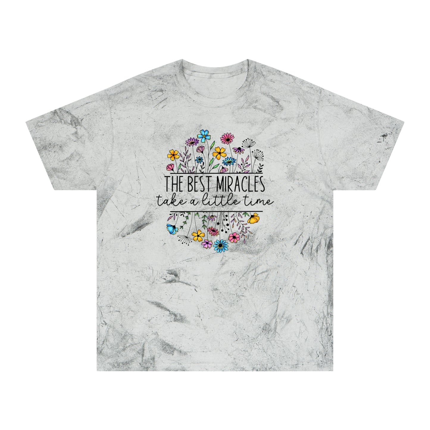 Uplifting 'The Best Miracles' fertility journey shirt for IVF/IUI