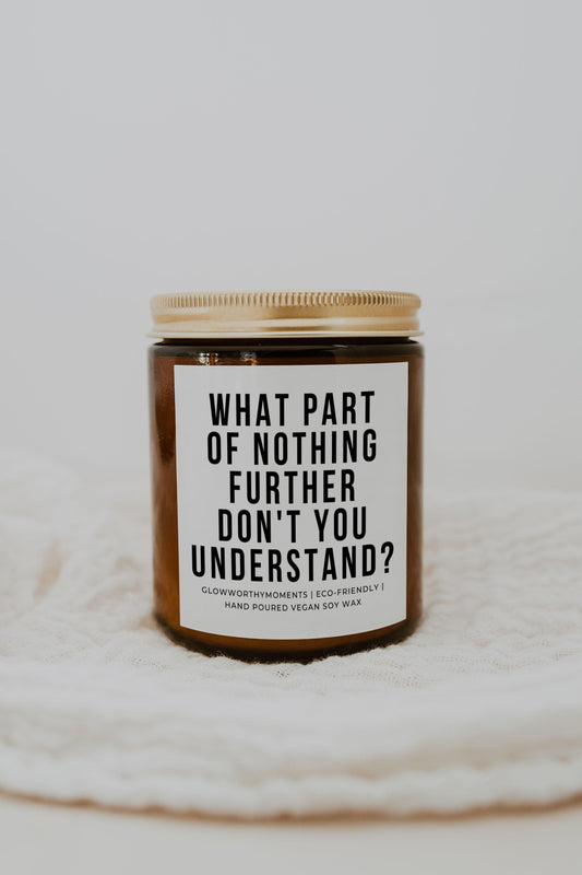 Sassy dispatcher candle on console