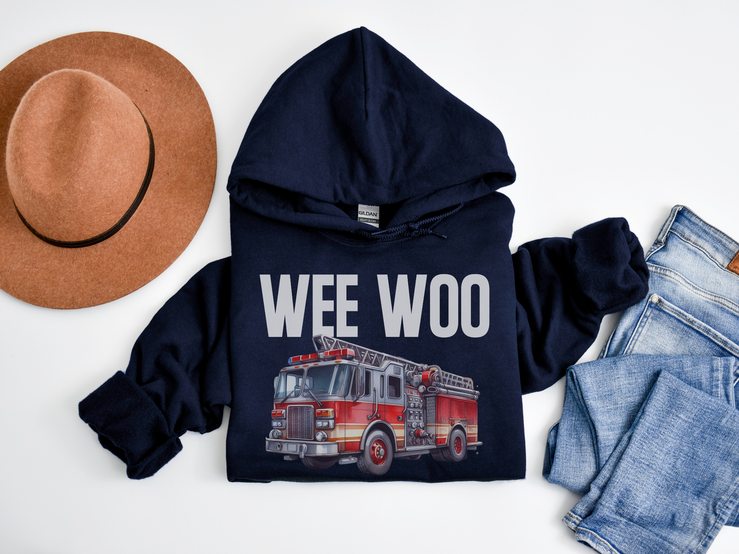 navy firefighter hoodie