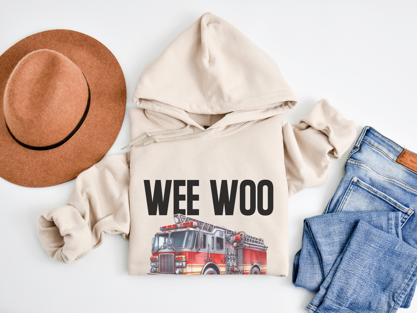 sand firefighter hoodie