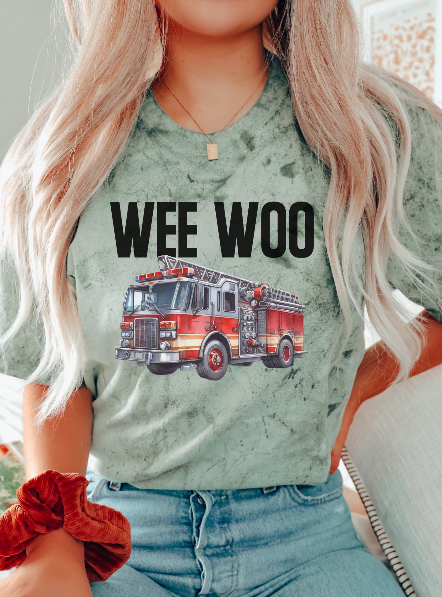 Multiple color options for firefighter tee, tie dye shirts