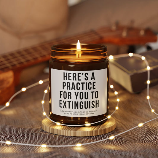 Firefighter gift bundle with candle