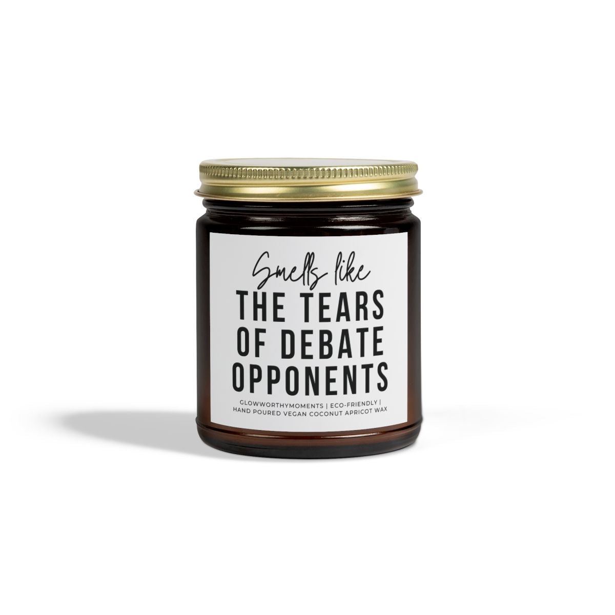 Funny Debate Team Candle - Coach & Student Gift for Tournament Season