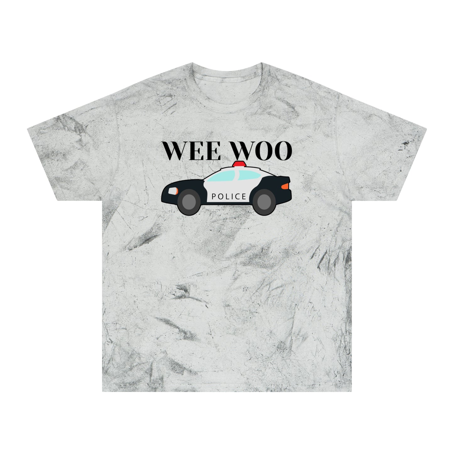 Wee Woo Police Shirt - Funny Cop Tie Dye Tee Gift