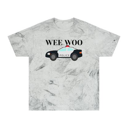 Wee Woo Police Shirt - Funny Cop Tie Dye Tee Gift