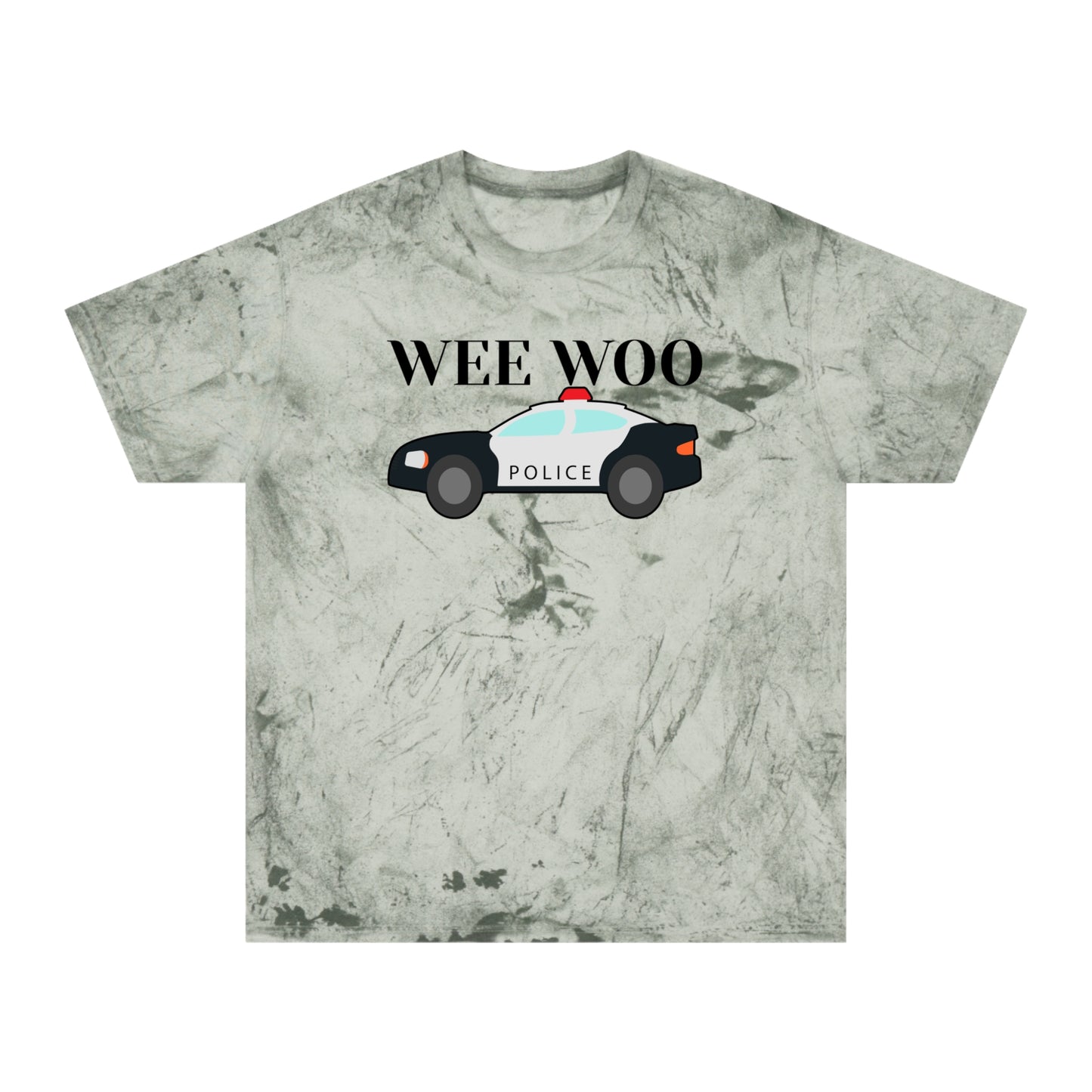 Wee Woo Police Shirt - Funny Cop Tie Dye Tee Gift