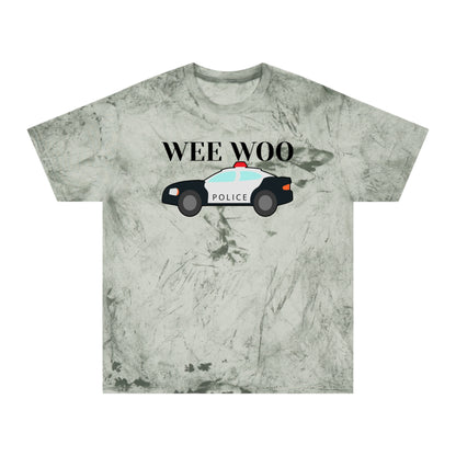Wee Woo Police Shirt - Funny Cop Tie Dye Tee Gift