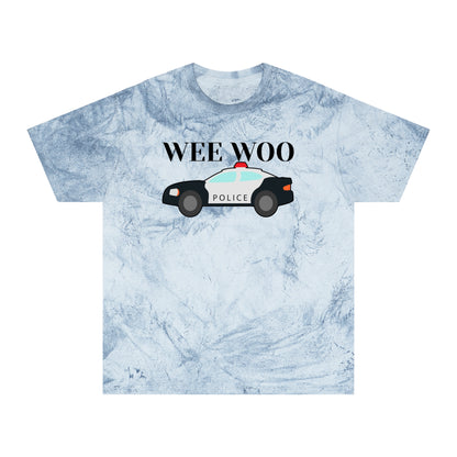 Wee Woo Police Shirt - Funny Cop Tie Dye Tee Gift