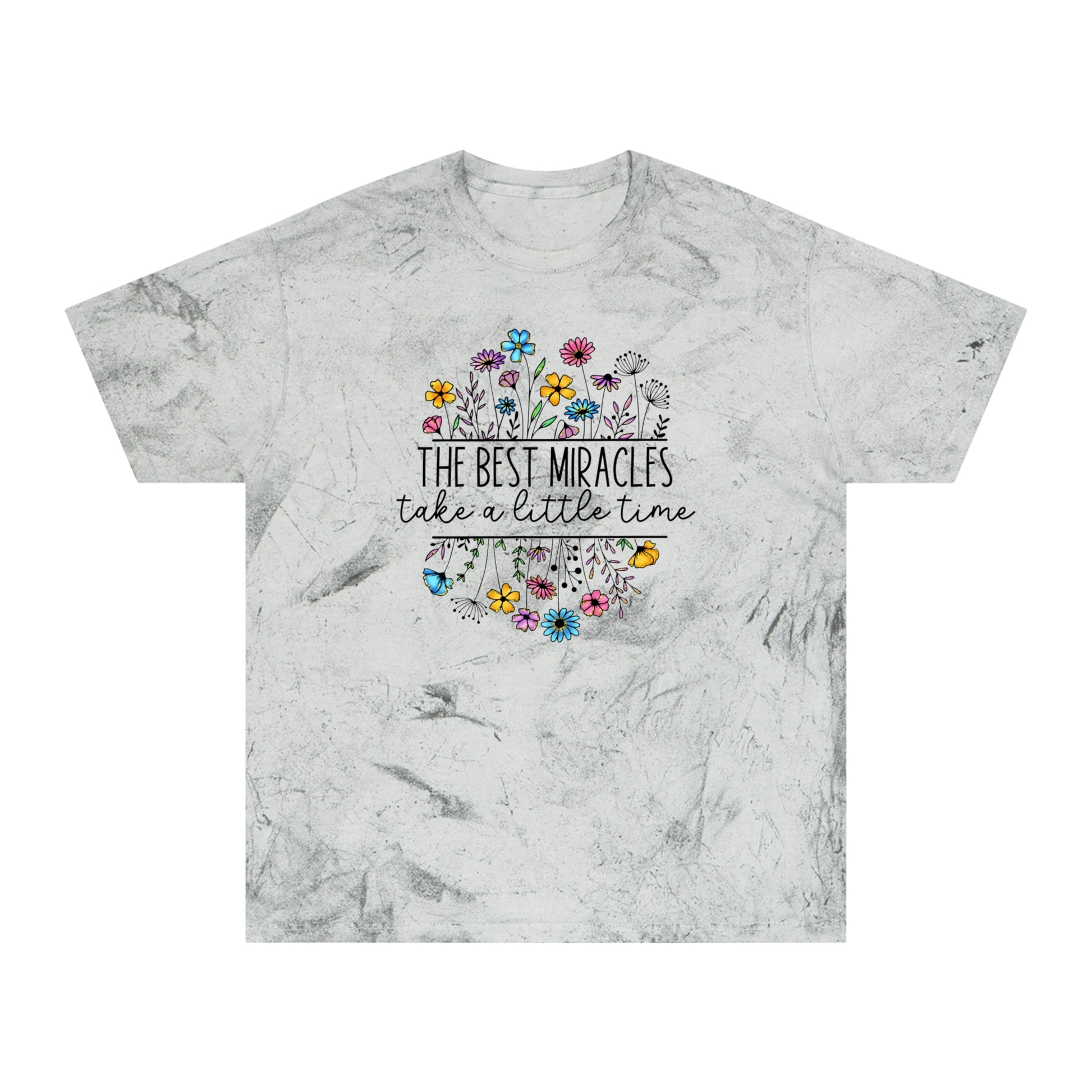 Uplifting 'The Best Miracles' fertility journey shirt for IVF/IUI