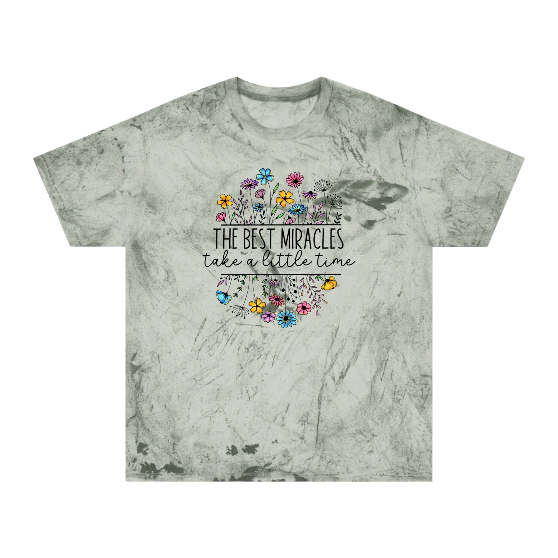 Uplifting 'The Best Miracles' fertility journey shirt for IVF/IUI