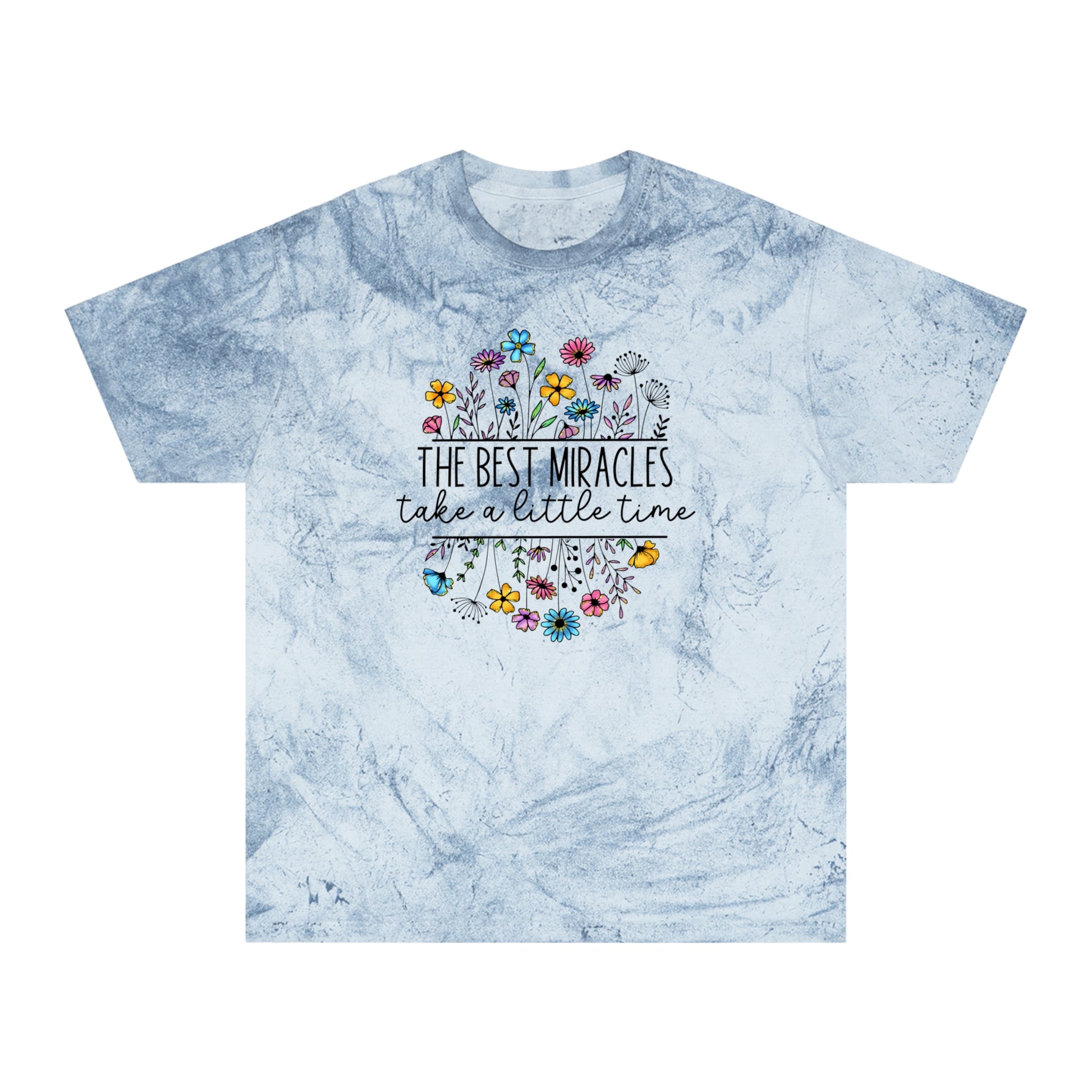 Uplifting 'The Best Miracles' fertility journey shirt for IVF/IUI