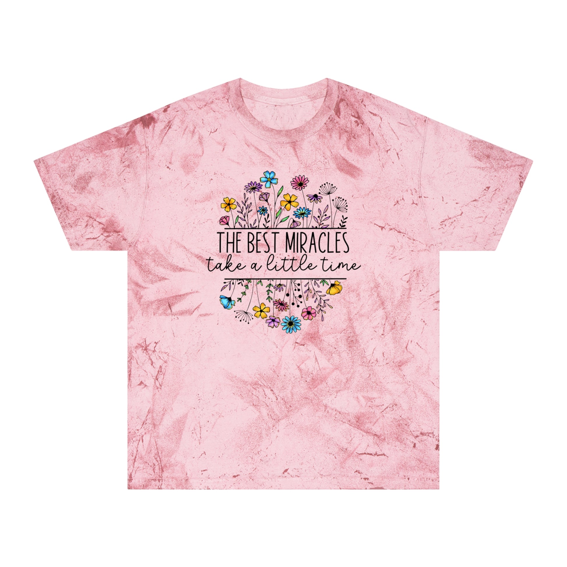 Uplifting 'The Best Miracles' fertility journey shirt for IVF/IUI