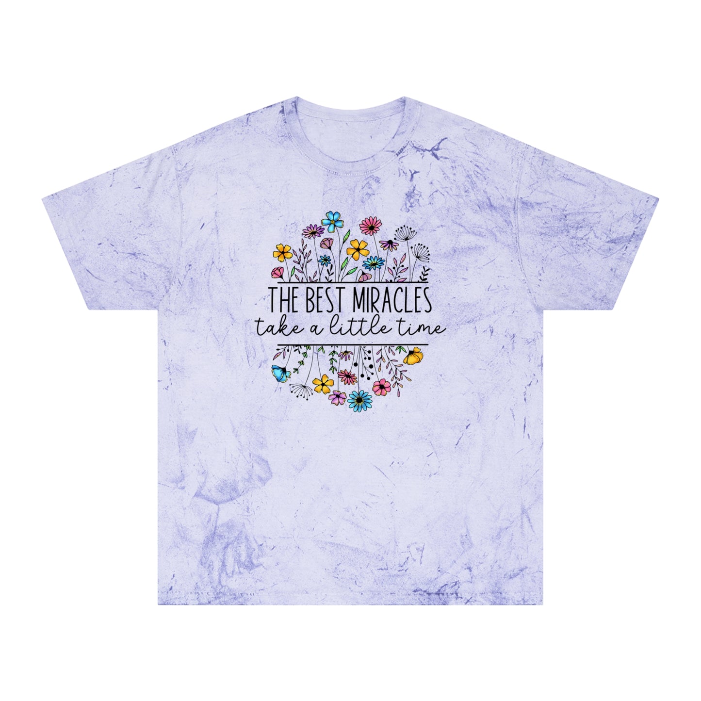 Uplifting 'The Best Miracles' fertility journey shirt for IVF/IUI
