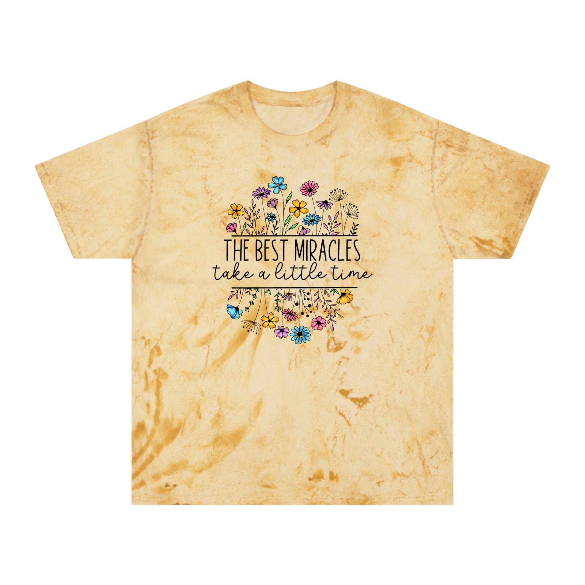 Uplifting 'The Best Miracles' fertility journey shirt for IVF/IUI