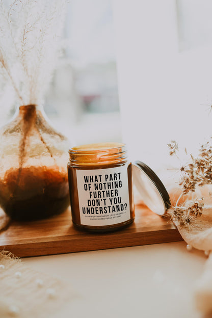 many scent options for the dispatch themed candle gift idea
