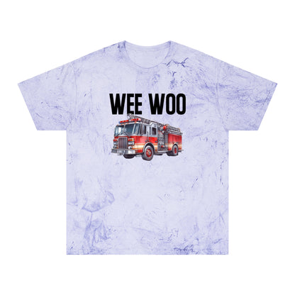 purple firefighter tshirt