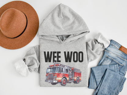 sport grey firefighter hoodie