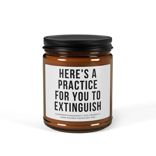 Funny 'practice extinguishing' candle 