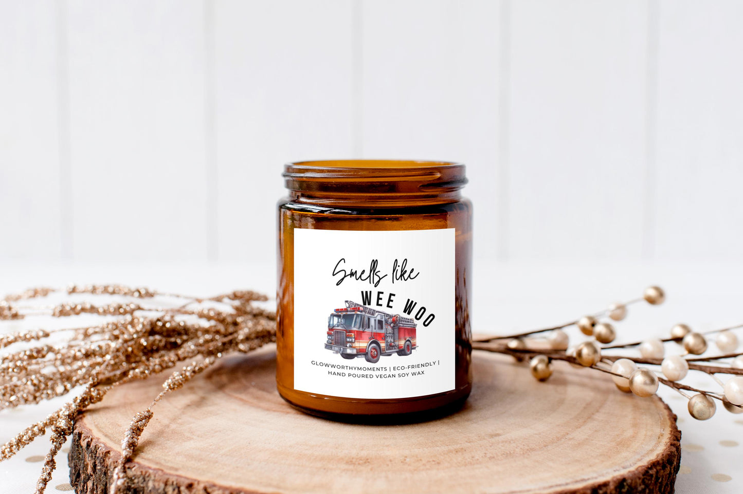 firehouse-themed candle fragrance options