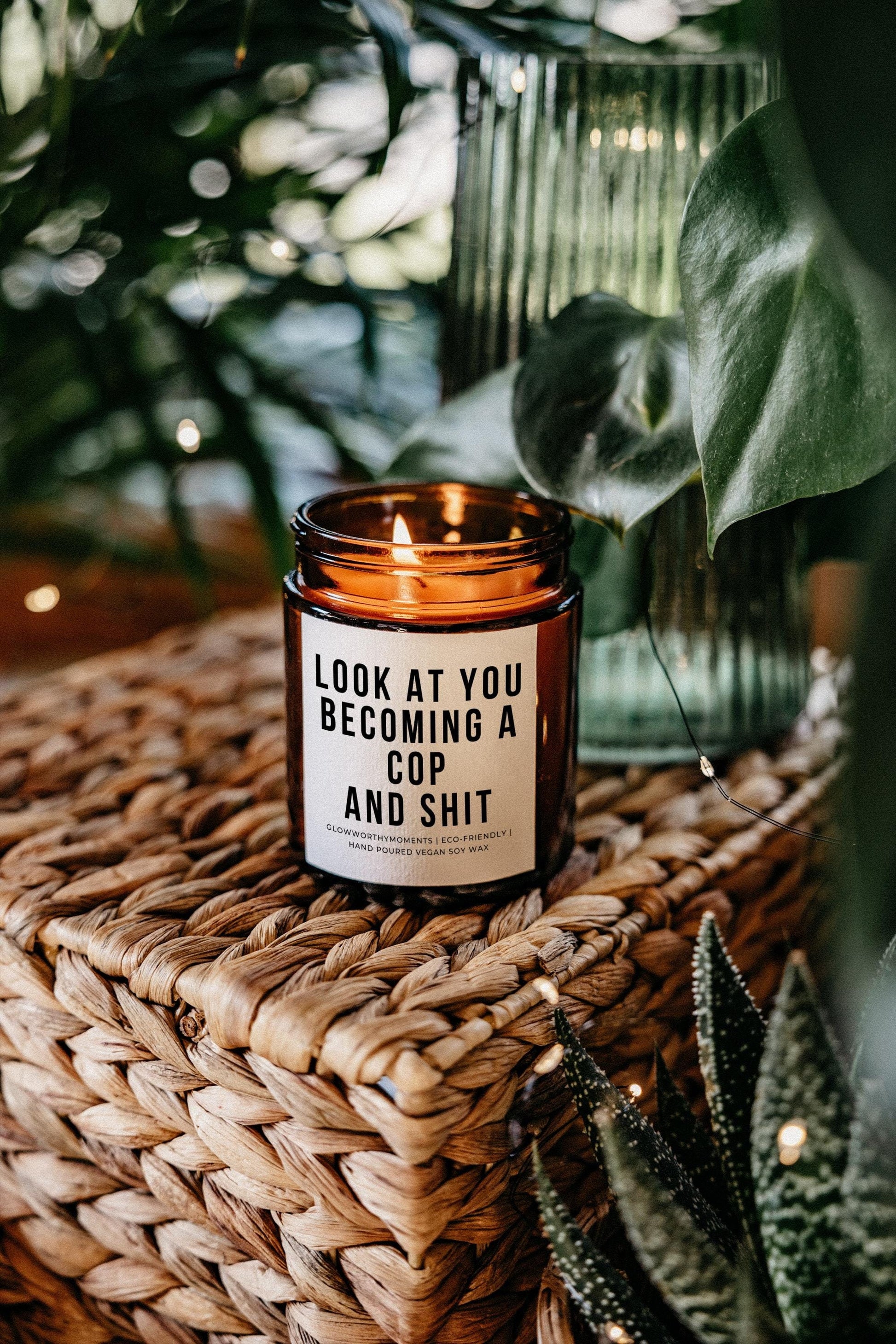 Hilarious 'Look at you becoming a cop' police graduation candle
