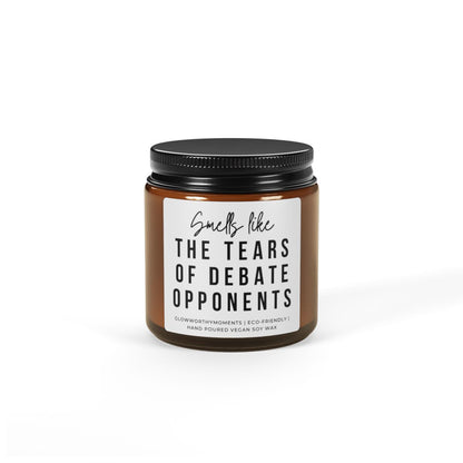 Funny Debate Team Candle - Coach & Student Gift for Tournament Season
