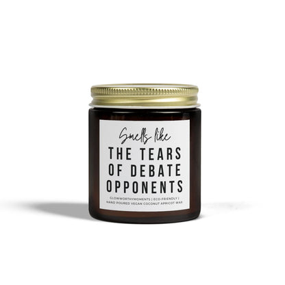 Funny Debate Team Candle - Coach & Student Gift for Tournament Season