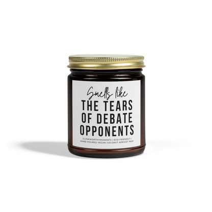 Funny Debate Team Candle - Coach & Student Gift for Tournament Season