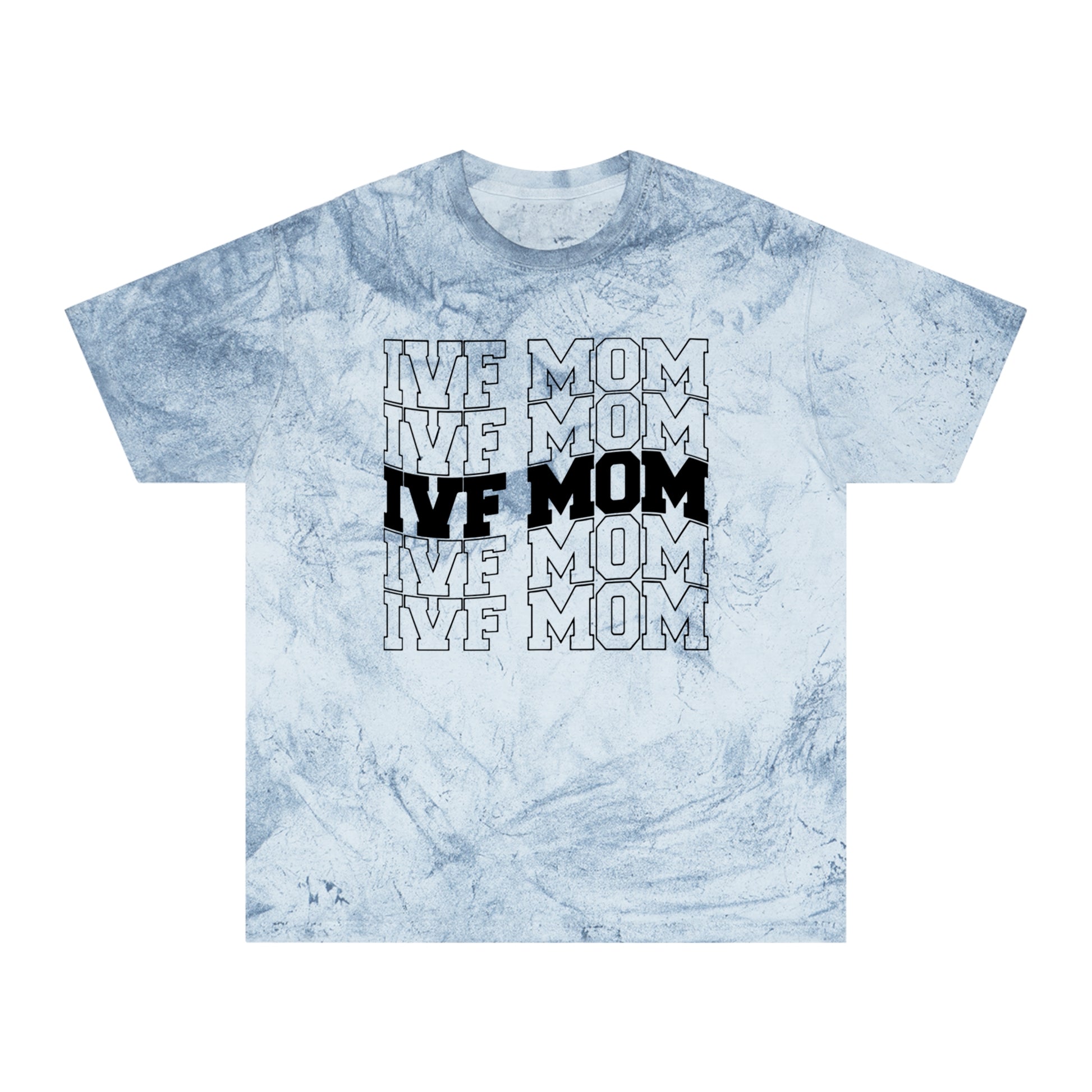 Hopeful 'IVF Mom' pregnancy announcement shirt for fertility parents