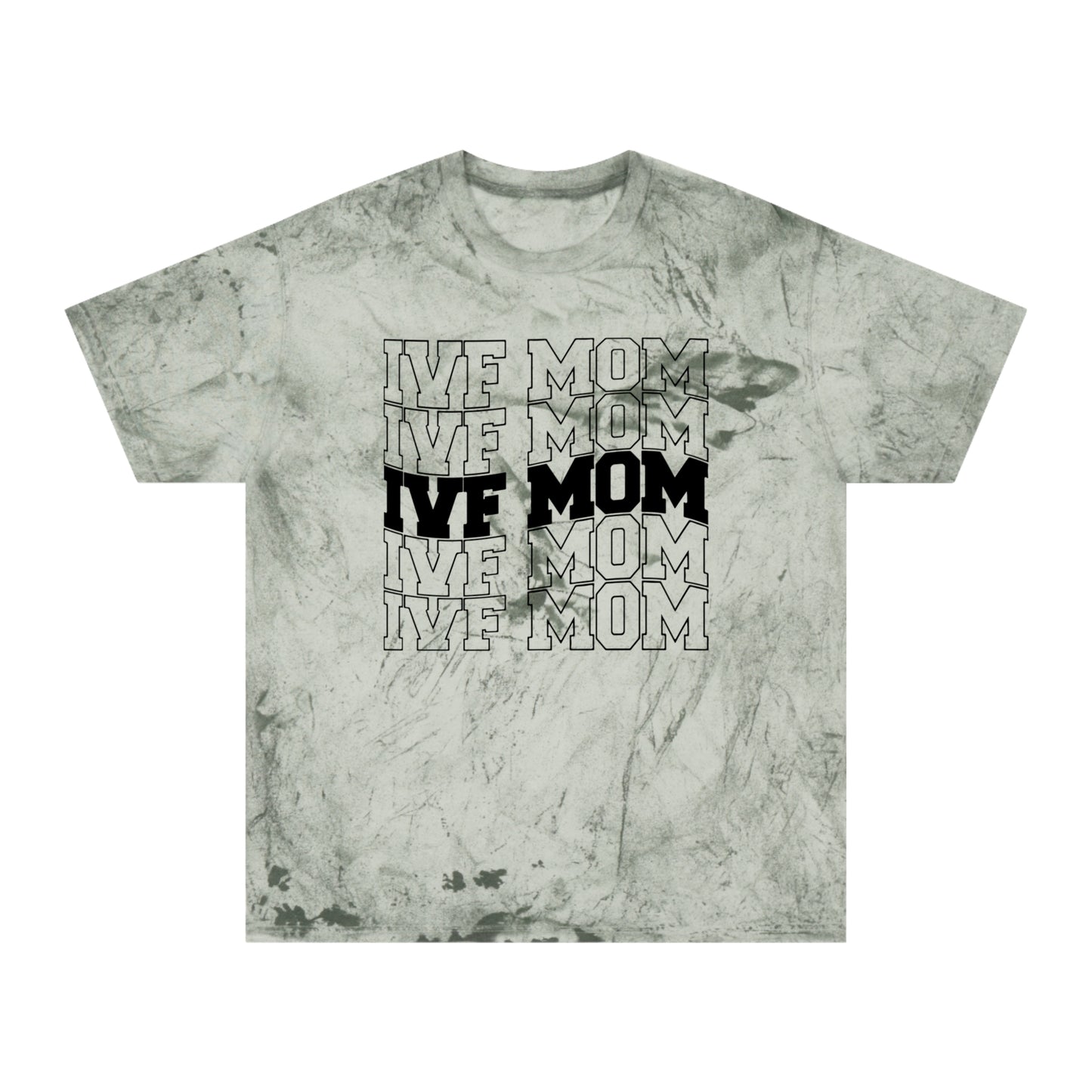 Hopeful 'IVF Mom' pregnancy announcement shirt for fertility parents