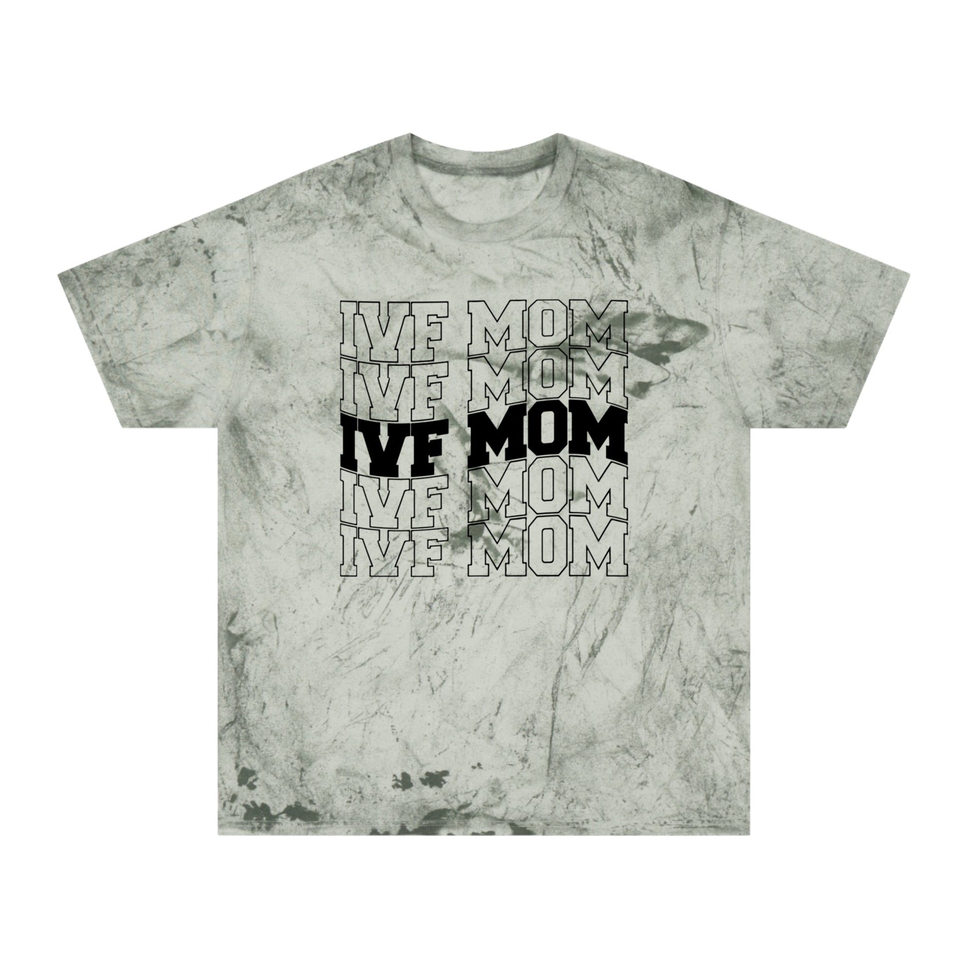 Hopeful 'IVF Mom' pregnancy announcement shirt for fertility parents