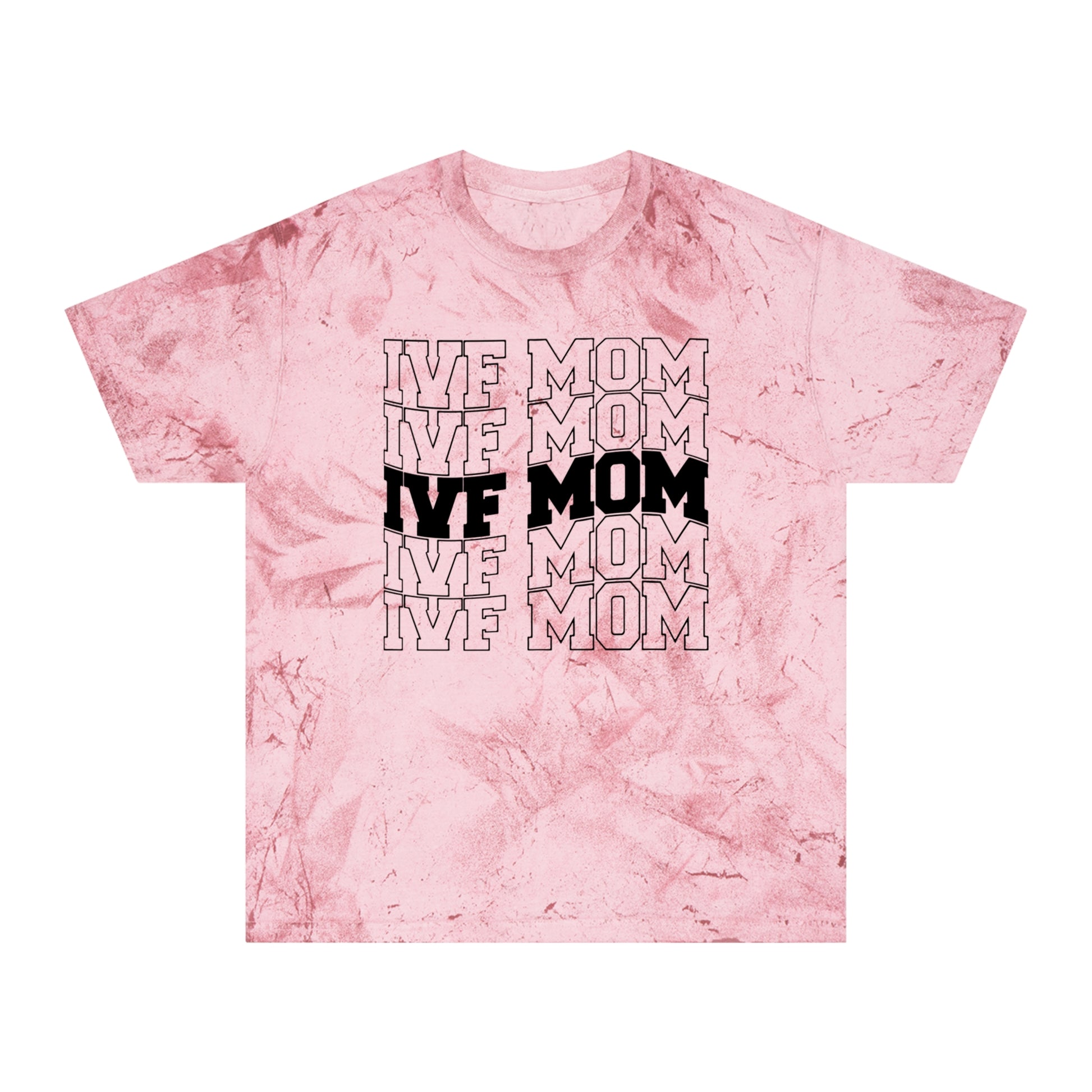 Hopeful 'IVF Mom' pregnancy announcement shirt for fertility parents