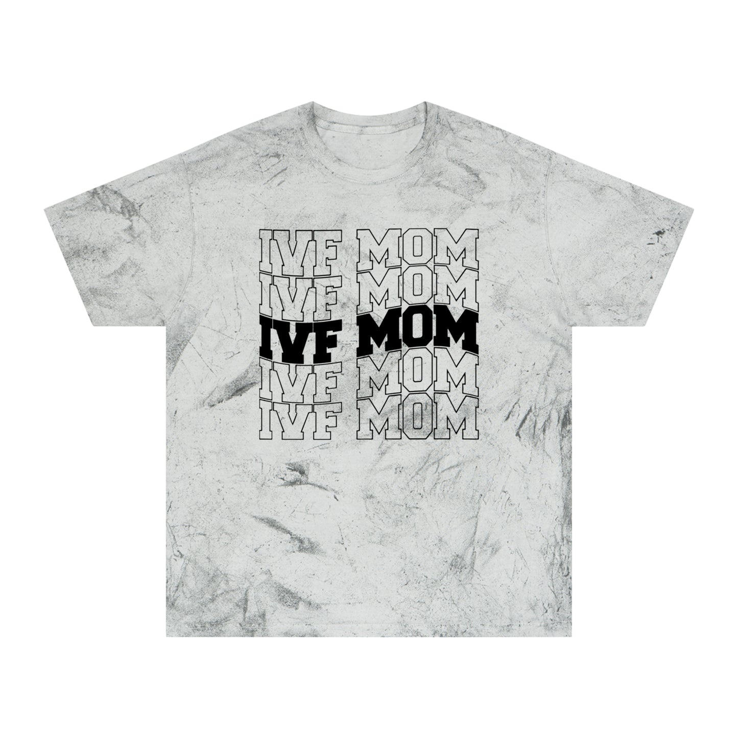Hopeful 'IVF Mom' pregnancy announcement shirt for fertility parents