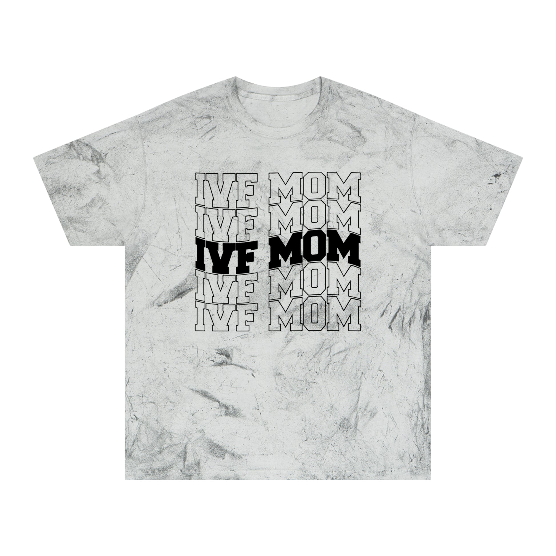 Hopeful 'IVF Mom' pregnancy announcement shirt for fertility parents