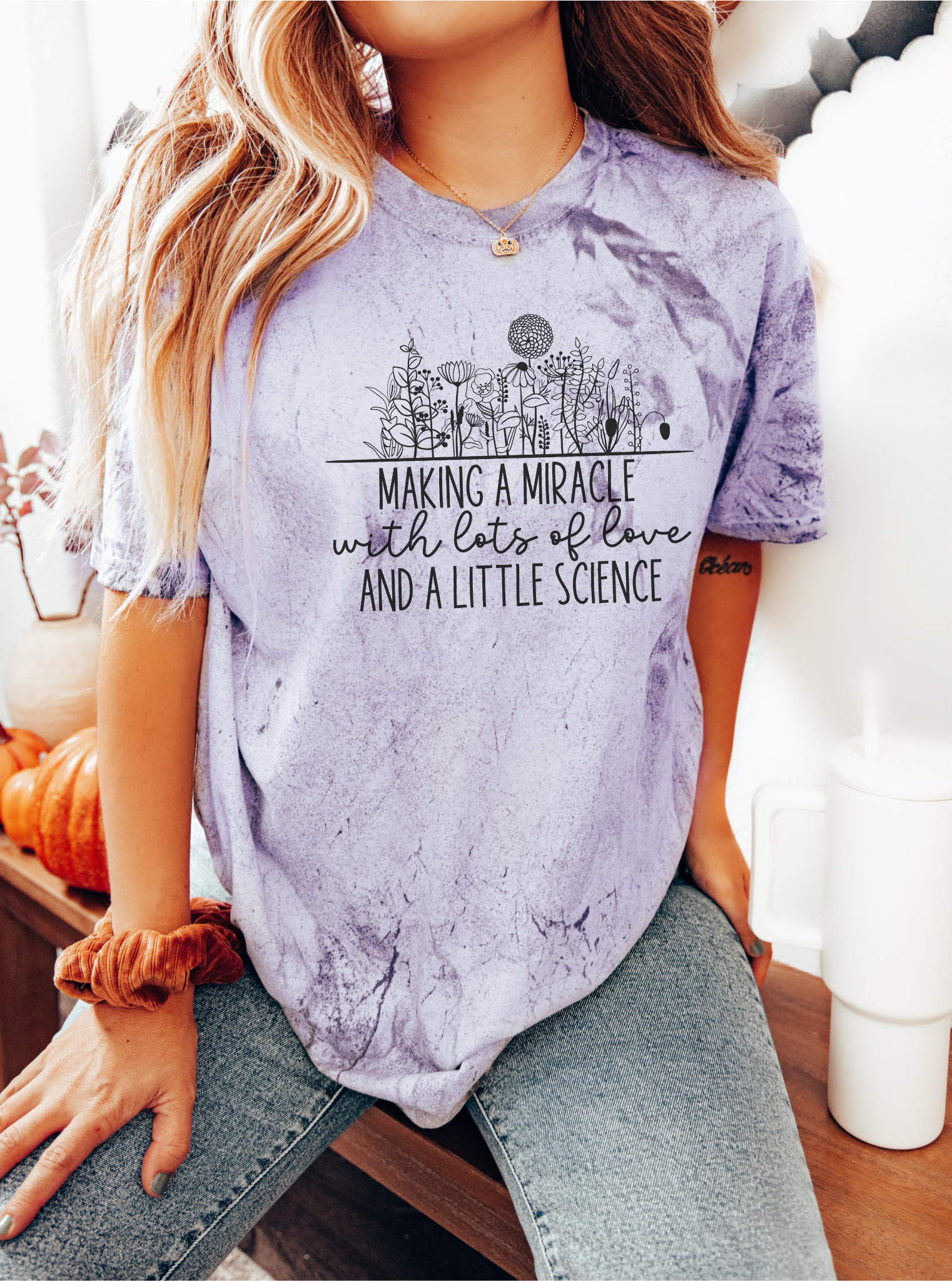 Hopeful 'Making a Miracle' IUI/IVF pregnancy shirt