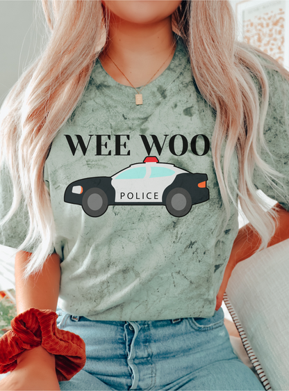 Officer wearing shirt off-duty