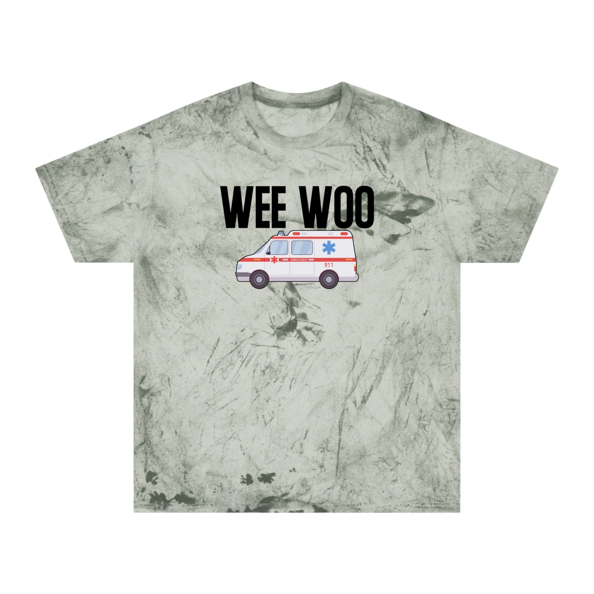 Funny 'Wee Woo' ambulance driver shirt for EMTs and paramedics