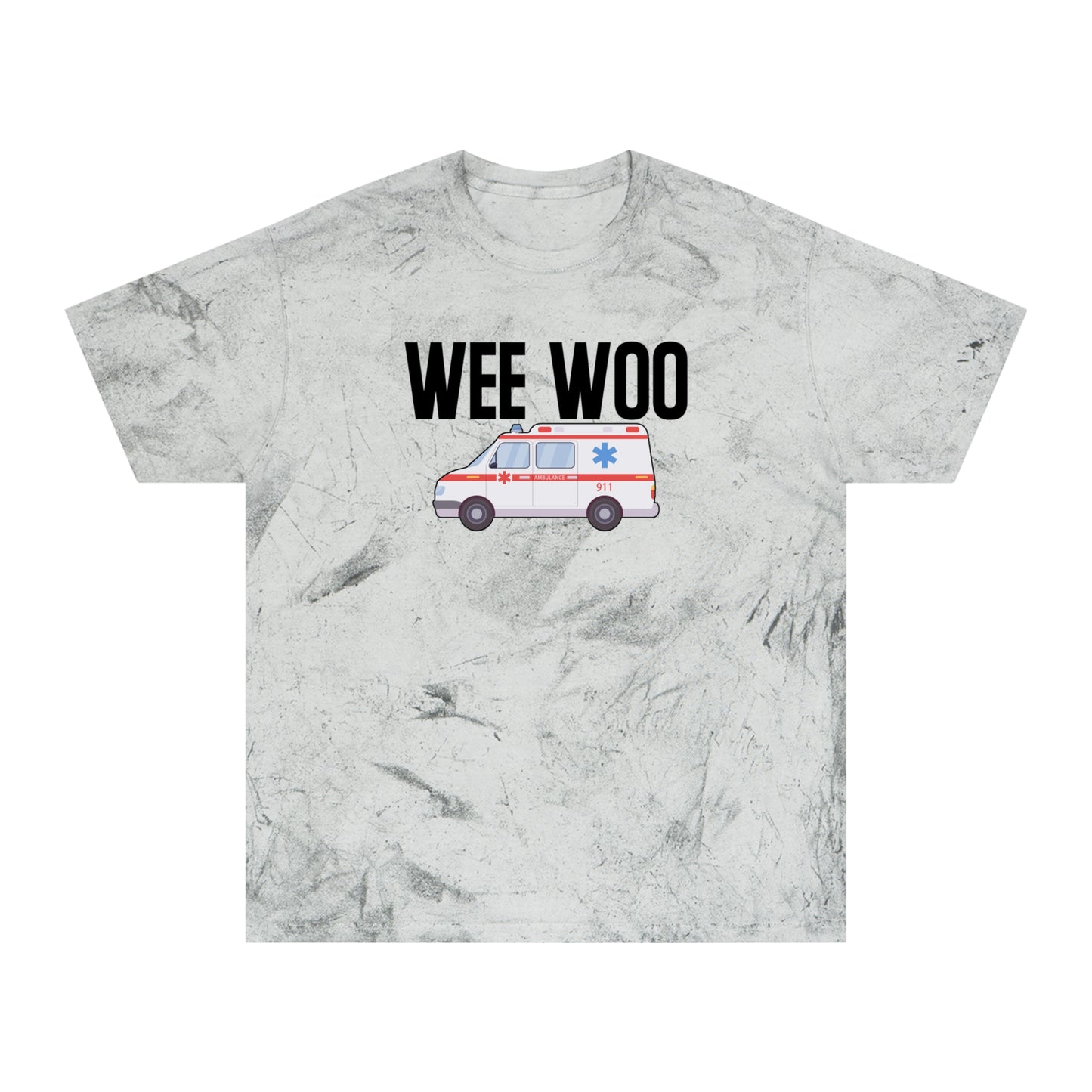 Funny 'Wee Woo' ambulance driver shirt for EMTs and paramedics