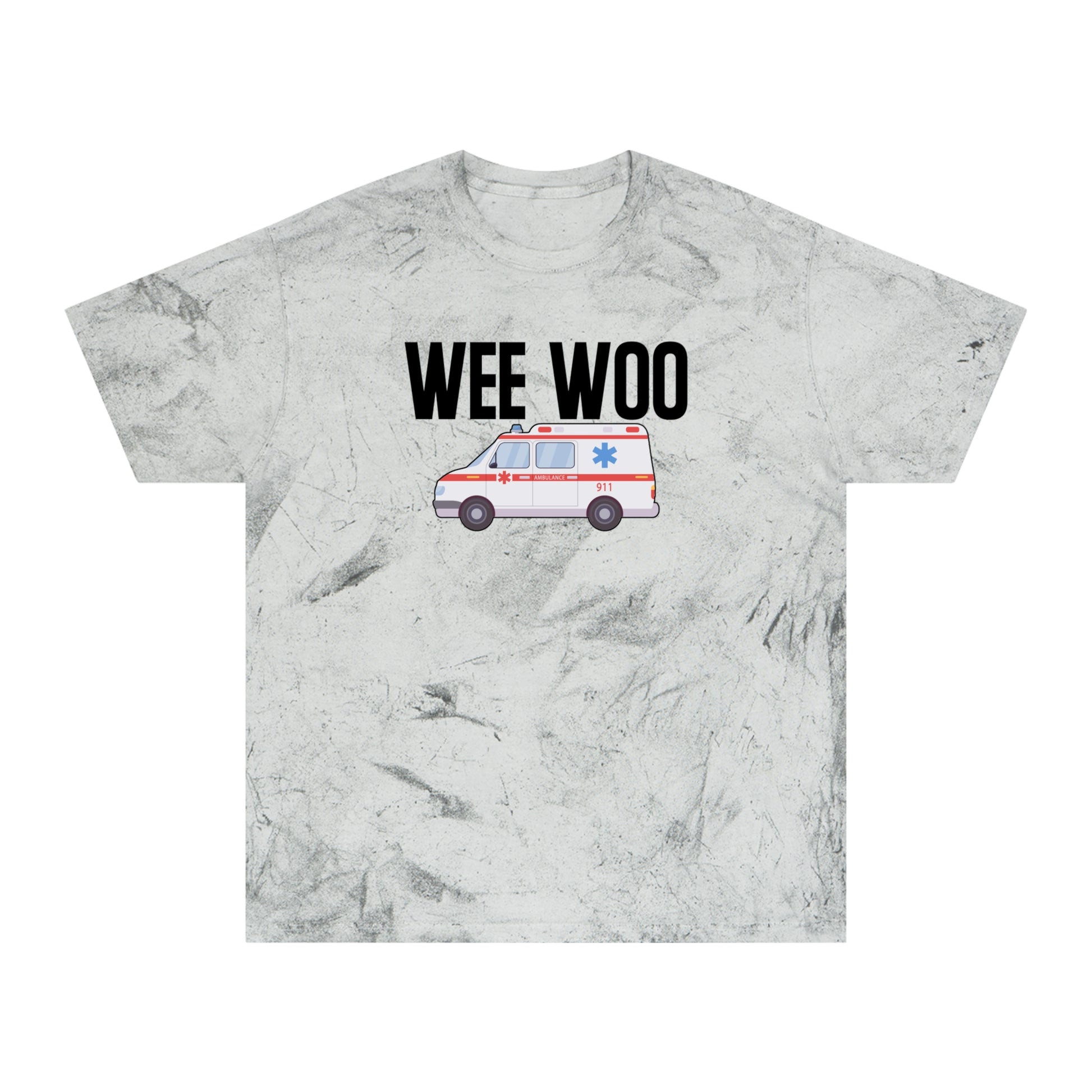 Funny 'Wee Woo' ambulance driver shirt for EMTs and paramedics