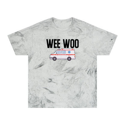 Funny 'Wee Woo' ambulance driver shirt for EMTs and paramedics