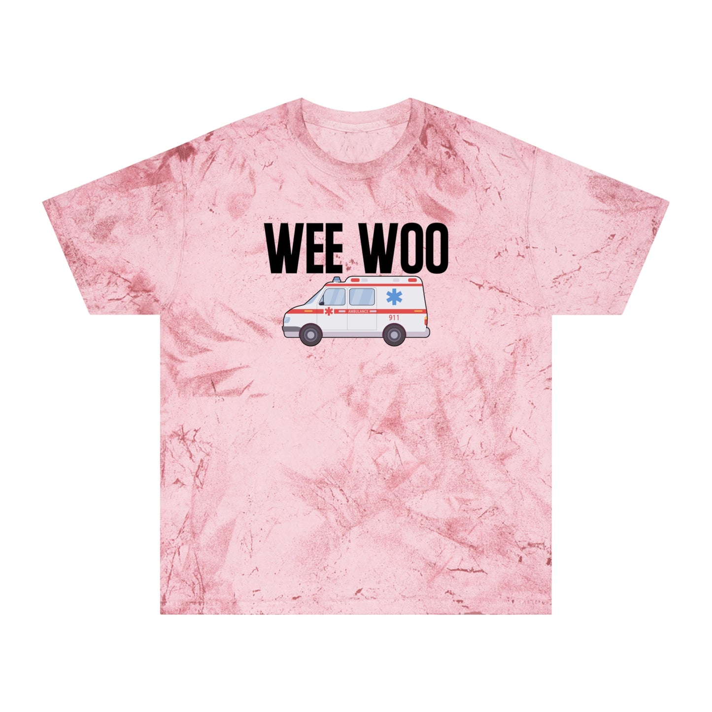 Funny 'Wee Woo' ambulance driver shirt for EMTs and paramedics