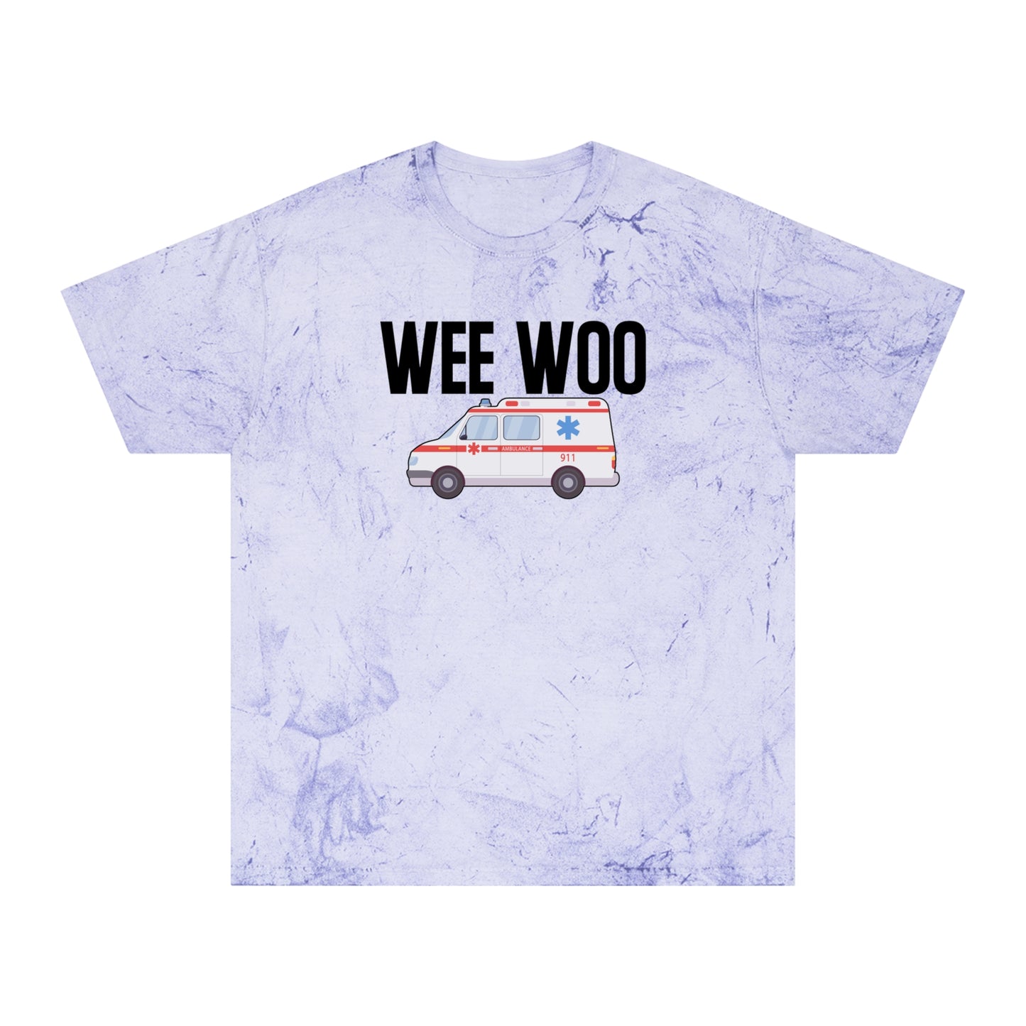 Funny 'Wee Woo' ambulance driver shirt for EMTs and paramedics