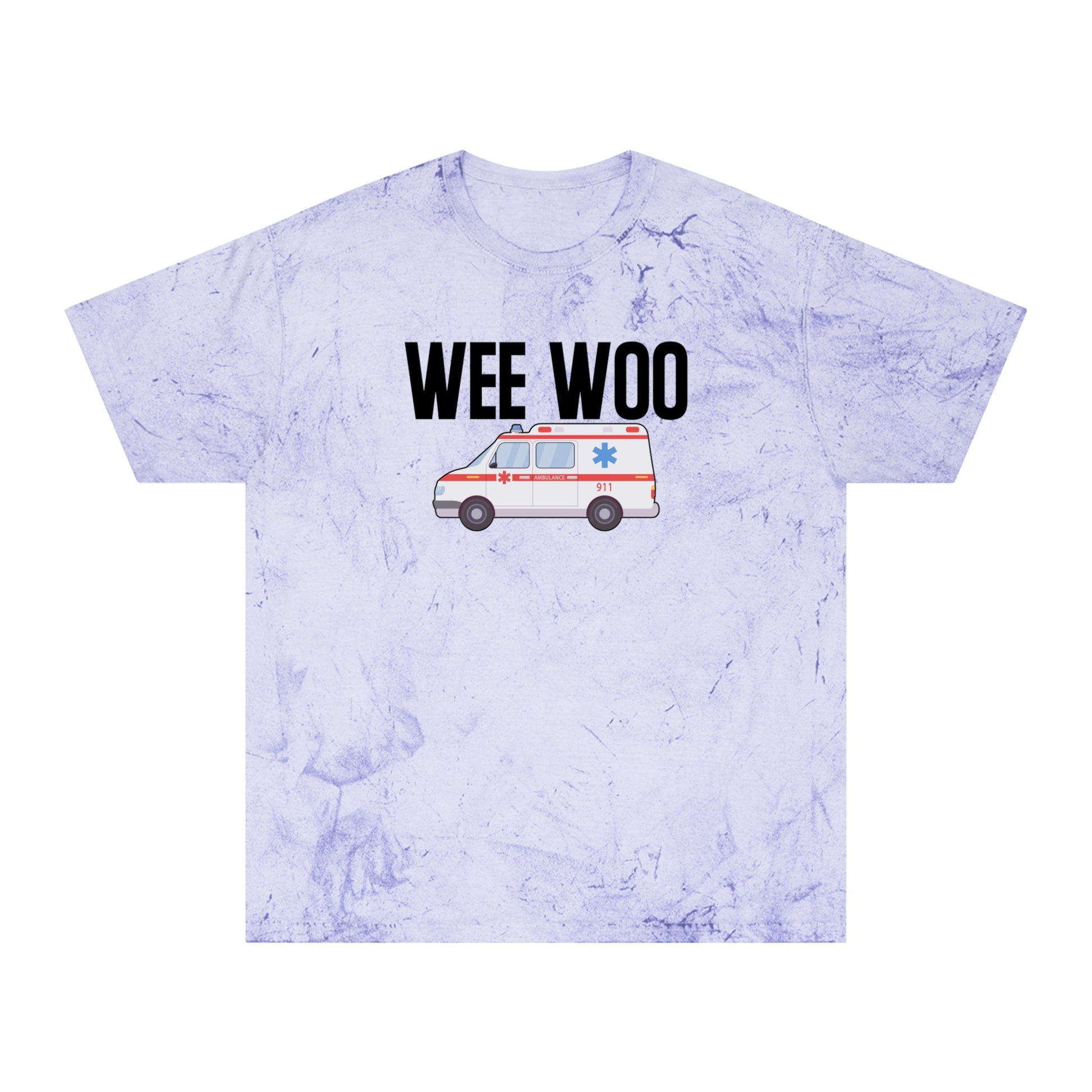 Funny 'Wee Woo' ambulance driver shirt for EMTs and paramedics
