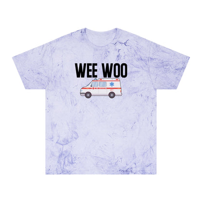 Funny 'Wee Woo' ambulance driver shirt for EMTs and paramedics