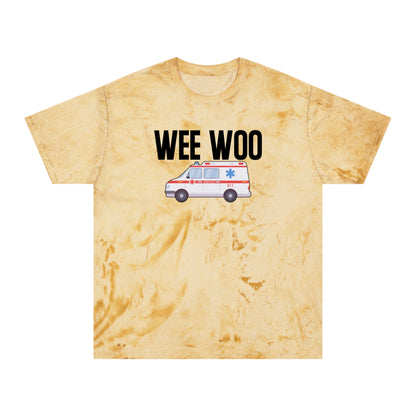 Funny 'Wee Woo' ambulance driver shirt for EMTs and paramedics
